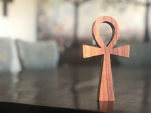 Load image into Gallery viewer, Handcrafted Wooden Ankh

